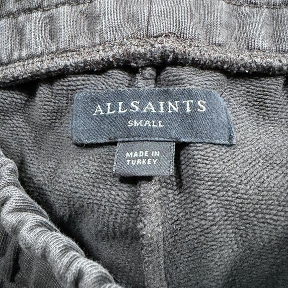 Allsaints Mens Size Small Gray Joggers Ari Sweatpants Cotton Casual Lounge Pants - Picture 8 of 11